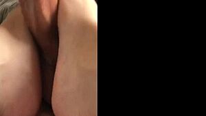 wanna feel my pretty latina feet stroking your cock in this hot footjob tease