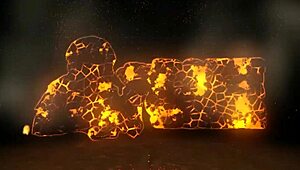 Big-Ass Pornstar Takes Rough Double Anal Penetration on Red Leather Couch