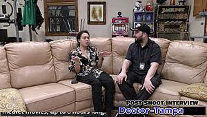 damn mara luv at tampa university entrance physical dr tampa spreads shaved pussy toys vibrator pierced nipples backstage gloves latex