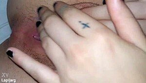 argentinian stepsis pussy overflows with my huge cock creampie inside her tight hole