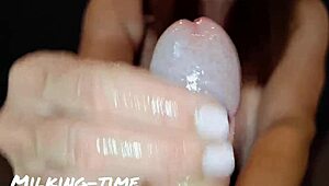 MILKING MONSTER COCK MUSHROOM HEAD GROWTH WITH LACTATING BRITISH MISTRESS DIRTY TALK