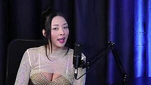 Debora Andrade stars in hot cast compilations part 1 wearing sheer red lingerie