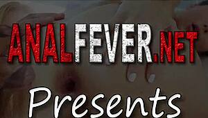 European Hottie Ass Gaped Wide from Intense Anal Pounding