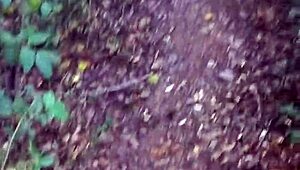 me and my cute blonde gf head to the public woods for interracial deepthroat blowjob and cum swallow adventure 🌳💦🍆