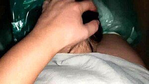 a stranger ducks into my barn to escape rain and i lick her hairy russian pussy till she cums hard 😍👅🌧️