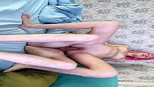 Early MORNING SEX with my cute REDHEAD GIRLFRIEND bent over then riding COWGIRL