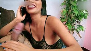 relieving prof beto's aching balls while my boyfriend chats on phone