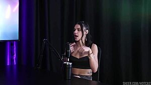 Debora Andrade stars in hot cast compilations part 1 wearing sheer red lingerie