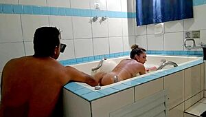 Hot Blonde Stockings Shaved Slut Anal Sucking Tease?