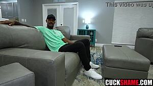 black buddy fucks my wife while i watch