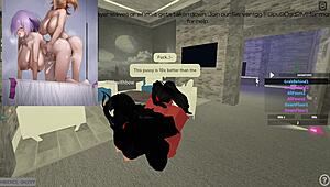 Moth drilled deep by massive futa cock pounding relentlessly.