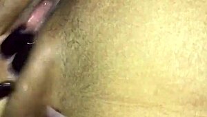 student quivers with desire masturbating dildo in wet pussy solo