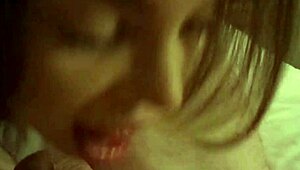 Bella Grey Slurps Cock and Rims Ass in Hotel Room Stockings Blowjob