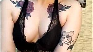 Stunning babe edges friend's throbbing cock to explosion