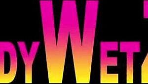 Skinny Ebony Shakes Ass While Pounding Wet Pussy Hard