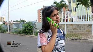 Стегнатата ученичка чука съученика догги стил POV след училище