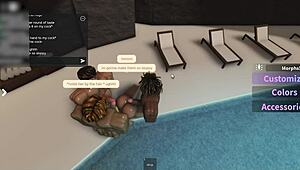 latina babe tans poolside then deepthroats three monster cocks