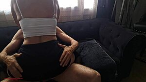 curvy mature wife hairy pussy creampied by husband's big cock