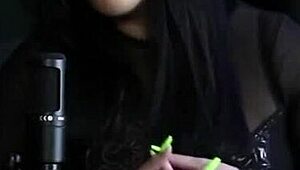 Feels so good watching Pri Melancia sensualize her huge tits and juicy ass on sheer red