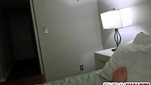 shy petite teen girlfriend kisses deepthroats then gets roughly fucked hard