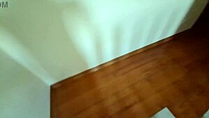 latina wife bends over jacuzzi for handyman doggystyle blowjob and facial fix