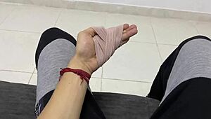 Infiel Stepmom Helps with Huge Cock in Spanish