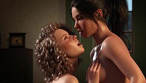 Two hot teens suck monster cock handjob game cum in mouth splatter