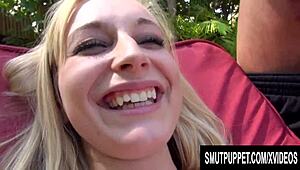 Staci Jaxxx Blonde Babe Fucked Doggystyle Cowgirl Outdoor Cumshot