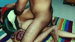 JanviBhabhi moans loud in full uncut Hindi closeup missionary pounding by hubby.