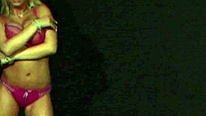 brunette bombshell craves boyfriend's bold skills