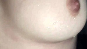 Fucking Wet Pussy in Bathroom Creampie Drip