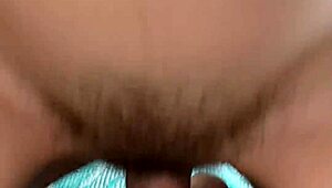 Isis Sun's new girlfriend dildo teases big ass until semen floods it