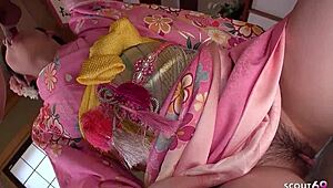 petite japanese geisha tempts old man first uncensored creampie fuck casting tight pussy