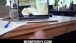 Why Does Inked Stepmom Crave Morning Cowgirl Ride on Stepson's Dick POV?