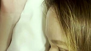 DJ Brisa Gags Lying Down!