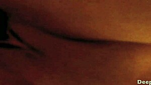 pov close-up of my huge cock stretching her tight young pussy wide