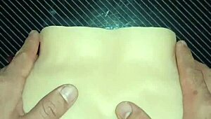 Candy bent over doggystyle assfucked hard then creampied on huge ass!