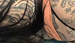 Enteada's Athletic Black Ass Bounces After Funk Ball Interracial Pounding