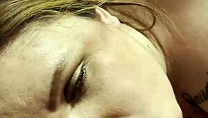 DJ Brisa Gags Lying Down!