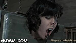 wanna see this bound cunt get punished in a sadomasochism branding contest?