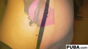 Kendall's Skinny Brunette Tease Reveals Pussy Tits and Ass Fetish