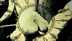 Vintage scenes capture retro hairy erotic moments in detail