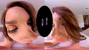 You Sneak Fingering Brunette Teen's Pussy