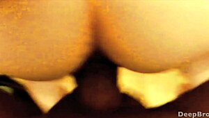 pov close-up of my huge cock stretching her tight young pussy wide