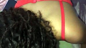 What happens when a curvy Brazilian amateur flashes her big ass for a huge cock? 