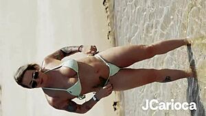 beach vibes got me heading home for some intense fun with a friend