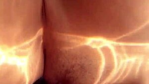 they FUCK in the POOL and nearly get CAUGHT by neighbors