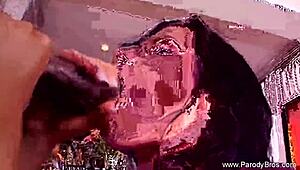 horny latina neighbor sneaks over for some thick bbc pounding next door casually