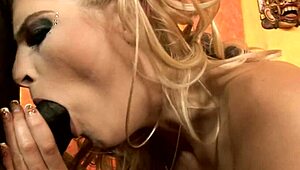 My horny threesome with blondes bending over for double anal penetration and wet doggystyle pounding
