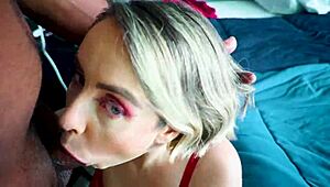 Watch This Curvy Brazilian Milf Suck BBC Deep Before Swallowing Cum Load!